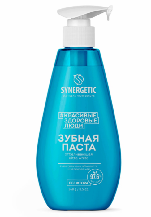Синергетик Зубная паста Отбеливающая 240 гр