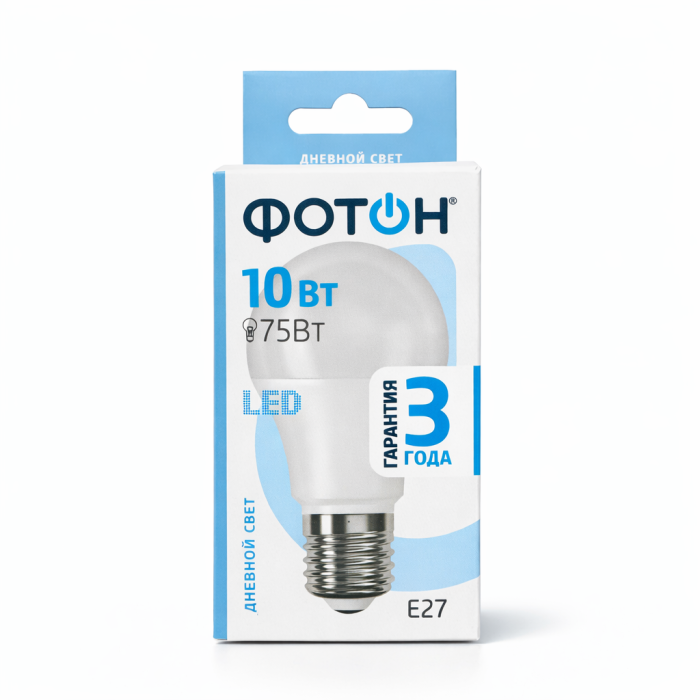 ФОТОН лампа Led A 60 10W E 27 75Вт