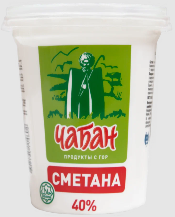 Сметана Чабан 40% 300 г.