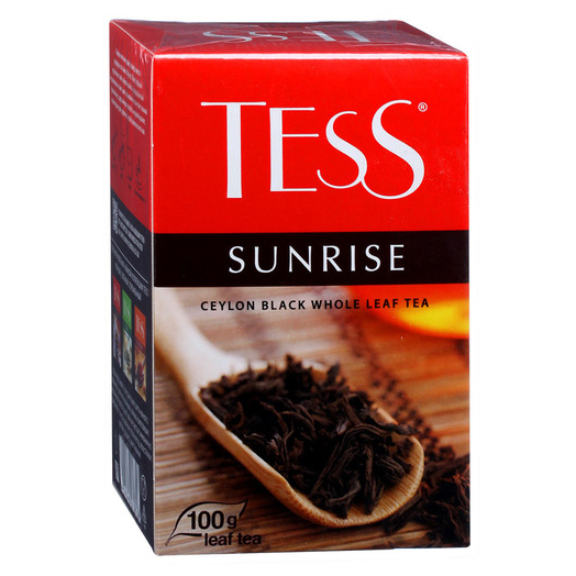 Чай крупнолистовый Tess Sunrise 100 г