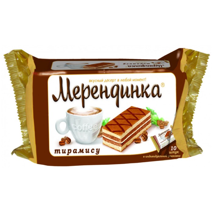 Пирожное бисквитное Мерендинка тирамиссу 360 г