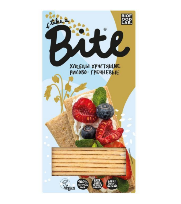 Хлебцы Рисово-гречневые Bite 150 г.