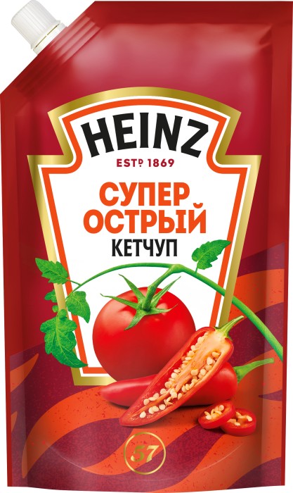 Кетчуп Heinz Супер острый 320 г