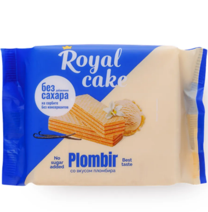 Вафли Royal Cake со вкусом пломбира 120 г