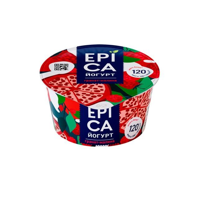 Epika йогурт гранат-малина 4,8% 130 г