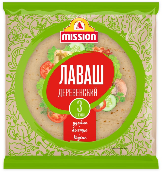 Лаваш деревянский Mission 3 шт
