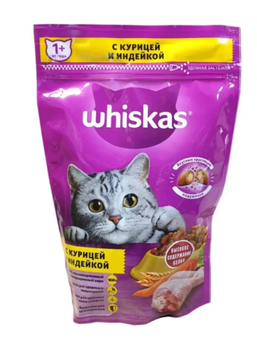 Whiskas курица-индейка 350 гр