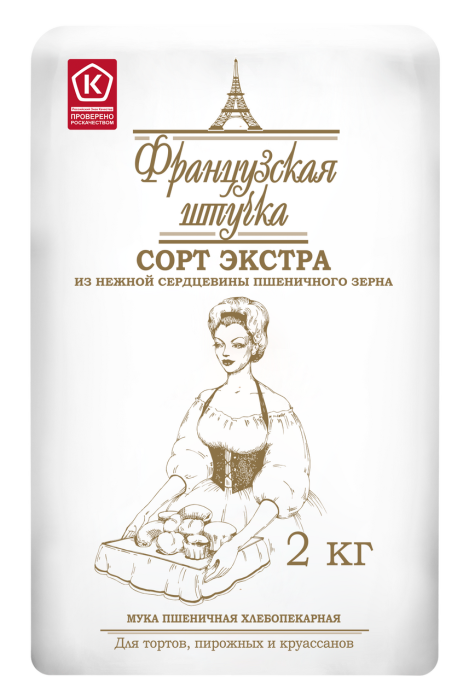 Мука Сорт Экстра- Французская Штучка 2 кг.