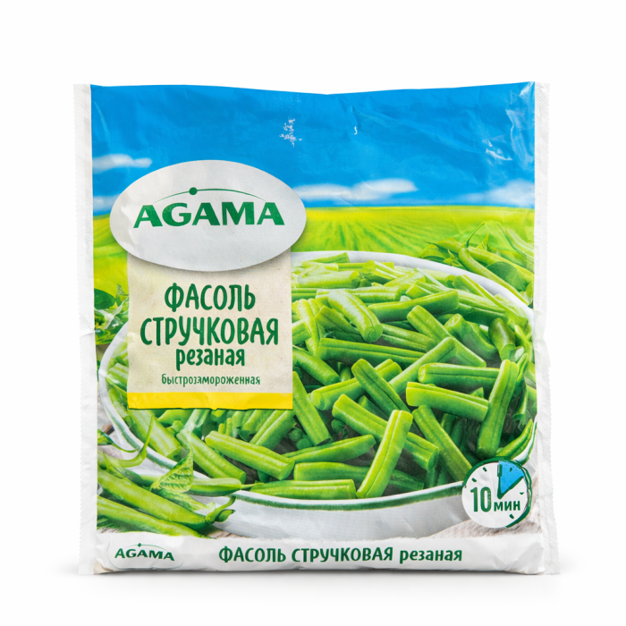 Agama Фасоль стручковая резаная 400 г.