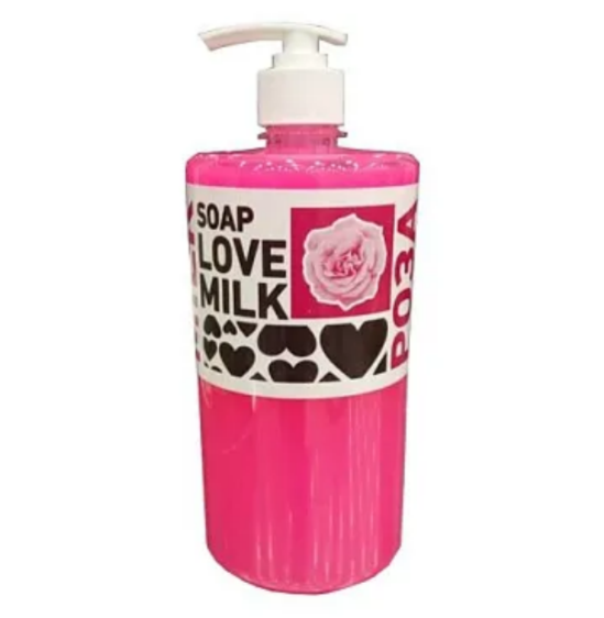 Жидкое мыло Love Milk роза 1 л