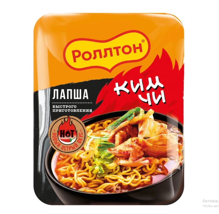 Лапша Роллтон кимчи 90 г