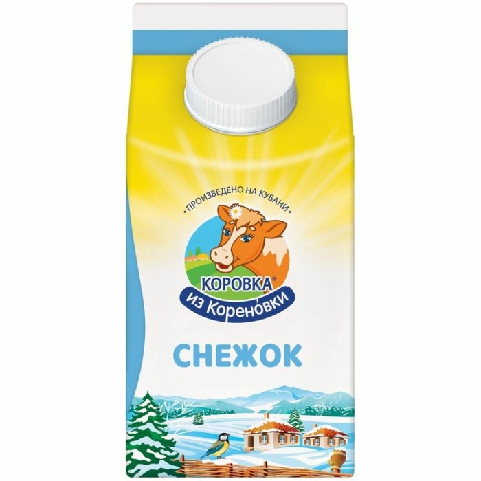 Йогурт Снежок Коровка из кореновки 450 г