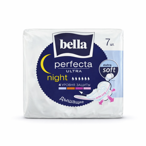 Прокладки Белла Perfecta Night 7 шт