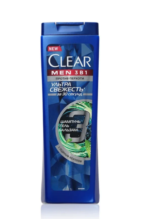 Шампунь Clear men ультра свежесть 400 мл.