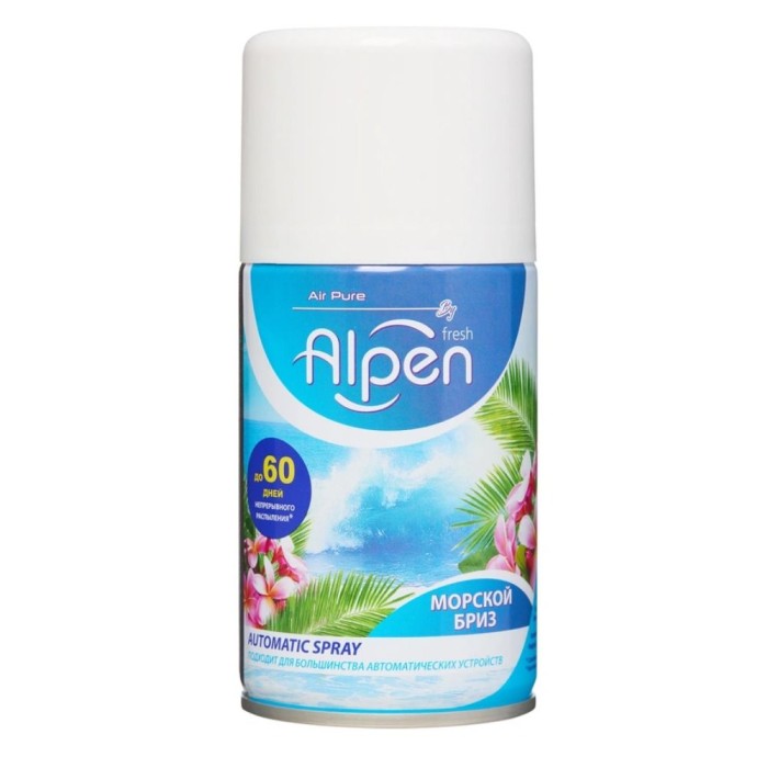 Alpen сменный блок (освеж.воздуха) Морской бриз 250 мл