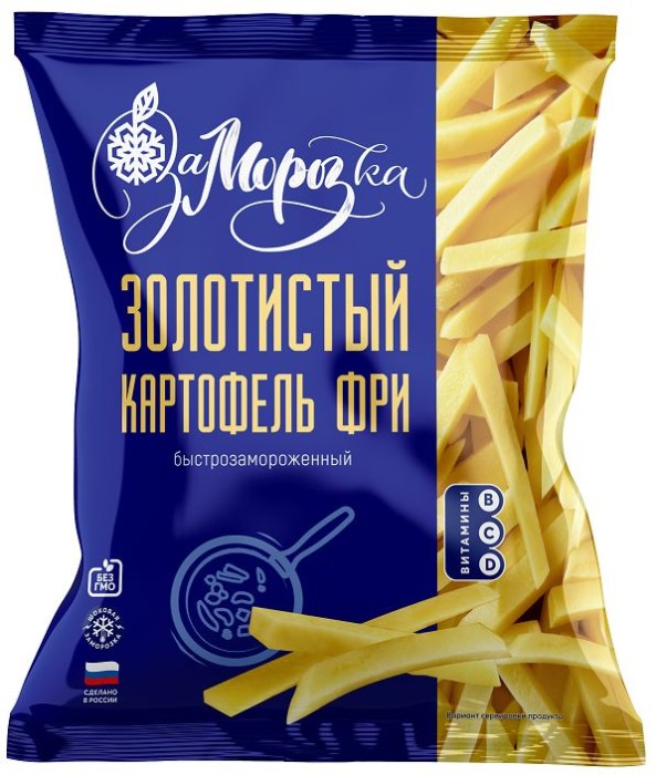 Золотистый картофель фри Заморозка 400 г