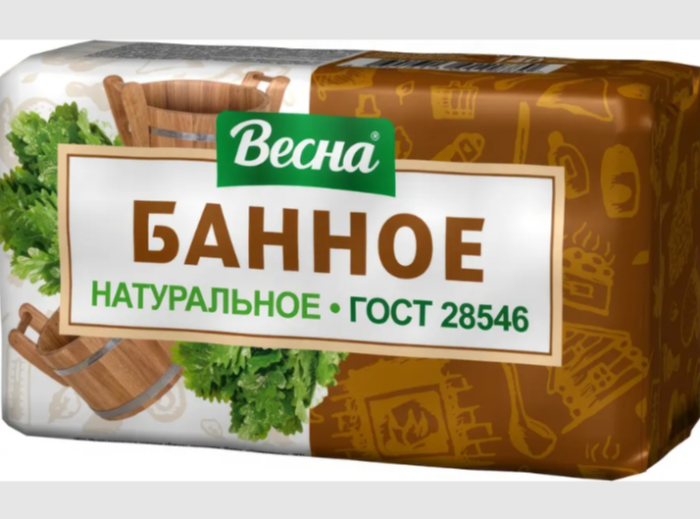 Мыло Банное натуральное Весна 140 г