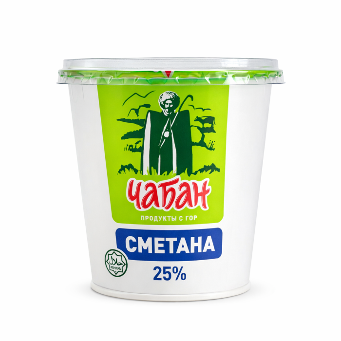 Сметана "Чабан" 25% 400 г