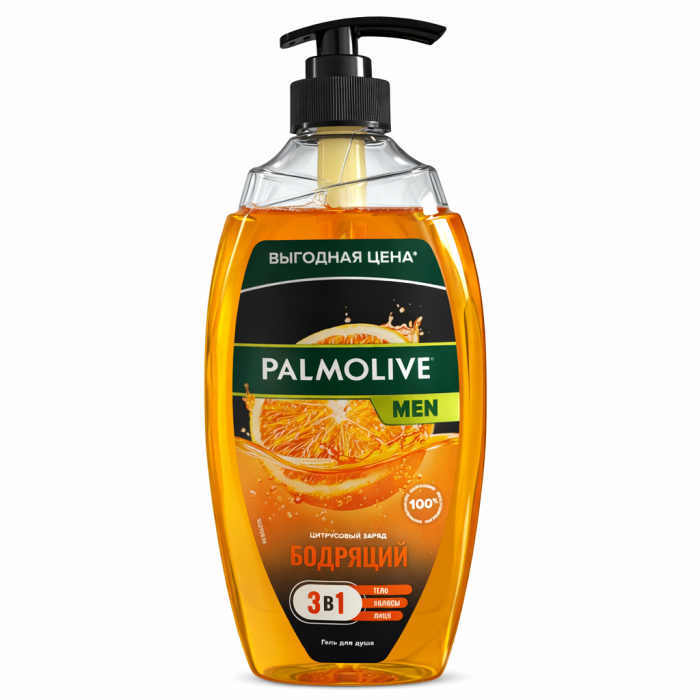 Palmolive men гель для душа Бодрящий 750 мл