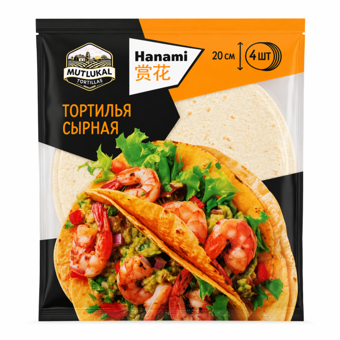 Mutsukal Лепешки Тортилья сырная 4 шт