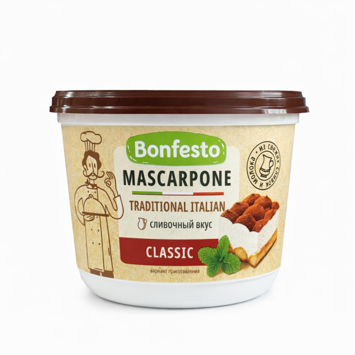 Сыр мягкий Mascarpone Bonfesto 500 г