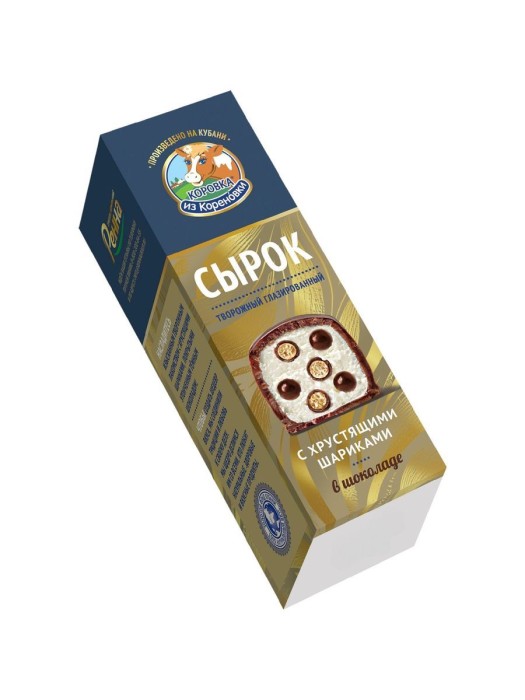 Сырок с рис. шариками в темном шоколаде 40 г