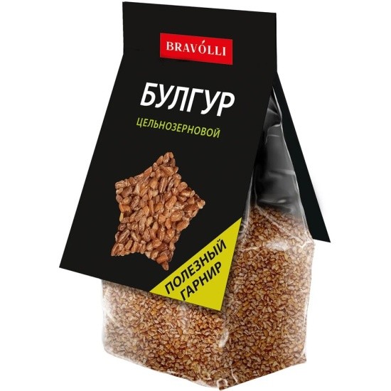 Булгур цельнозерновой Bravolli 350 гр