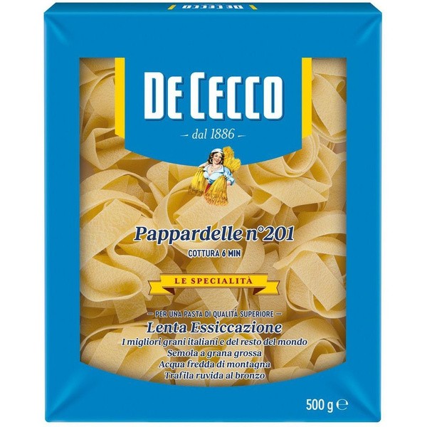 Макаронные изделия Pappardelle №201 De Cecco 500 г