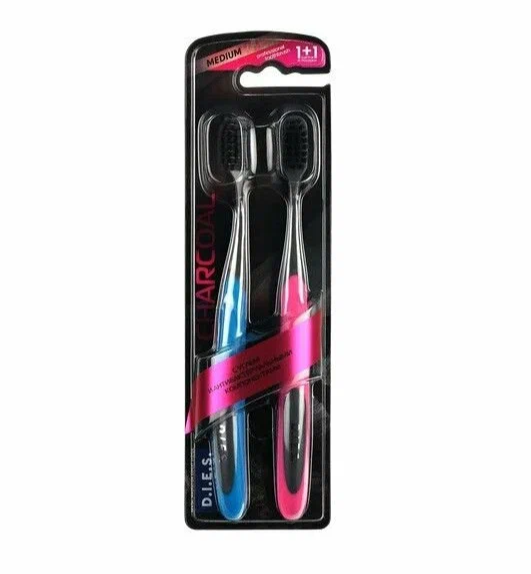 Зубная щетка DIES сред.жест. 1+1