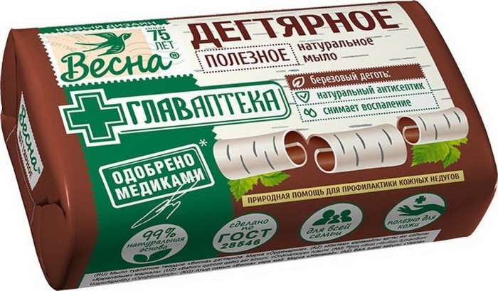 Мыло Дегтярное Весна 90 г