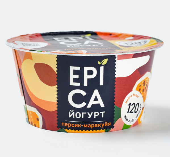 Epica десерт персик-маракуйя 130гр
