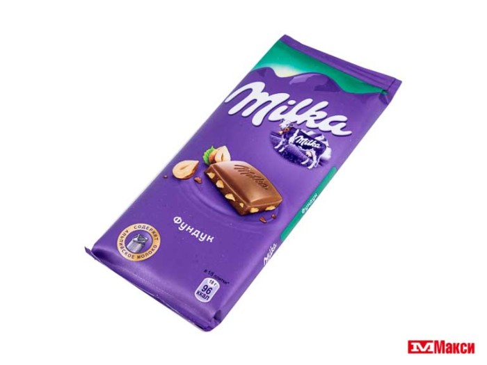 Шоколад Milka с фундуком 80 г.