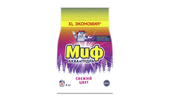 Порошок Миф Свежий цвет 4 кг