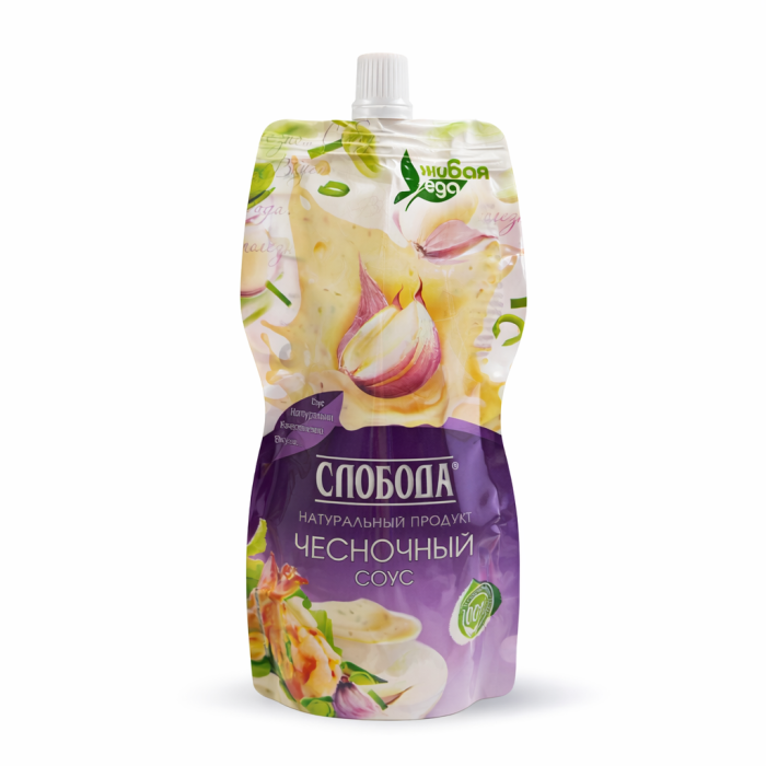 Слобода соус 220 мл. Чесночный