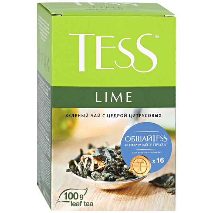 Чай TESS Лайм 100 гр