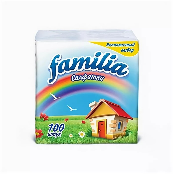 Салфетки Familia 100 штук