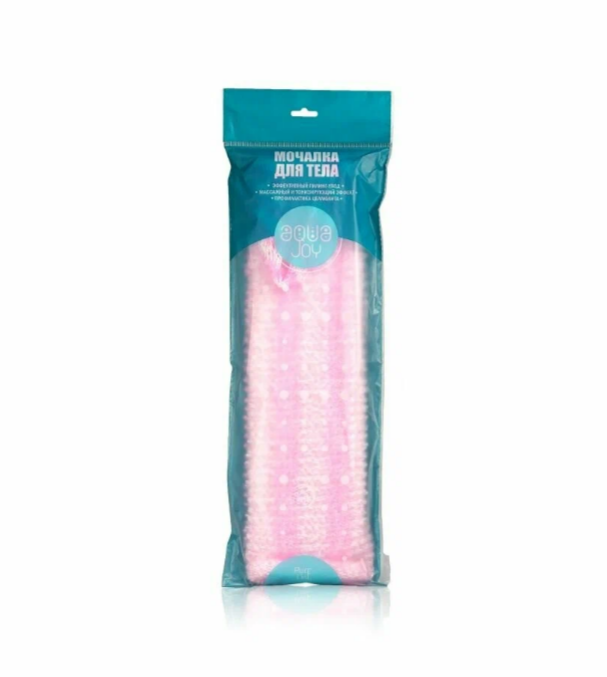 Aqua Joy мочалка для тела 1 шт