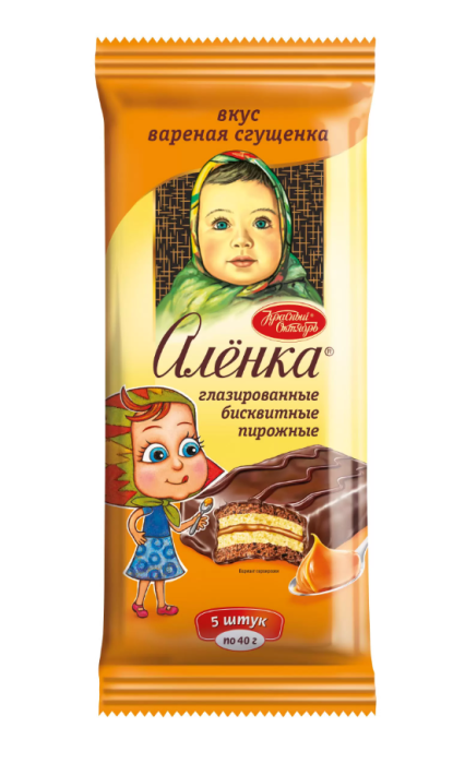 Пирожное бискв. АЛЕНКА вареная сгущенка 200 г