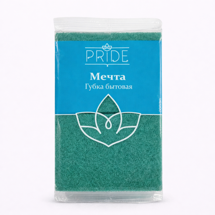 Губка бытовая для тефлоновой посуды Мечта 2 шт