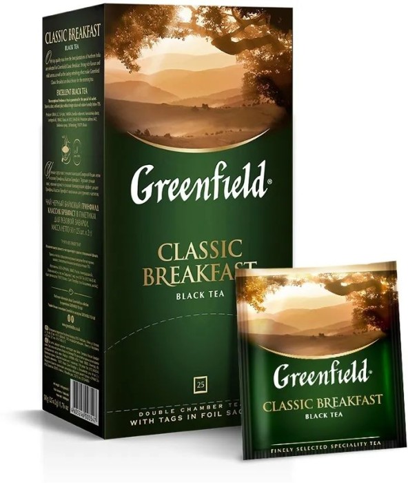 Чай чёрный Гринфилд Classic Breakfast 25 пак