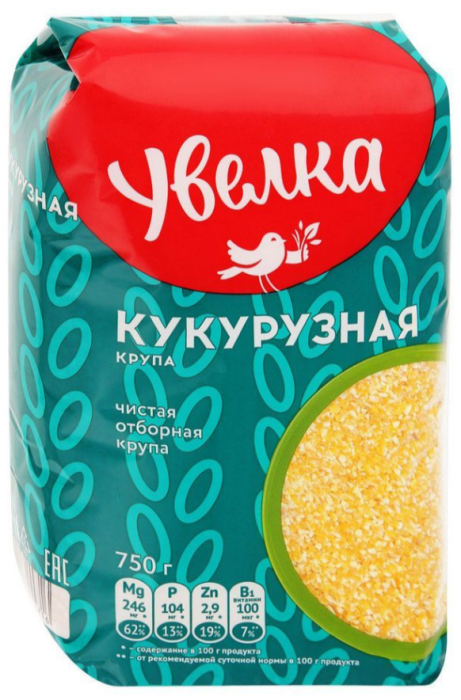 Кукурузная крупа Увелка 750 г.