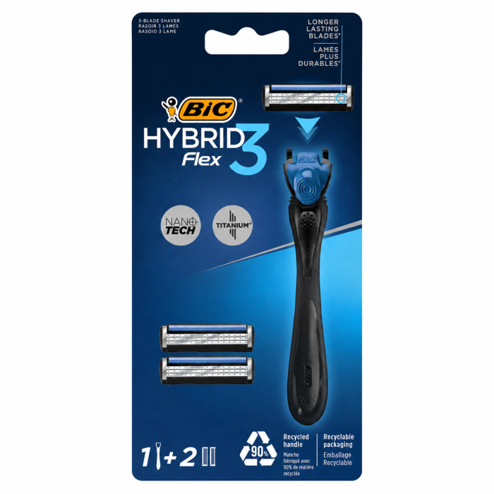 Бритва муж. Bic Hybrid Flex 3