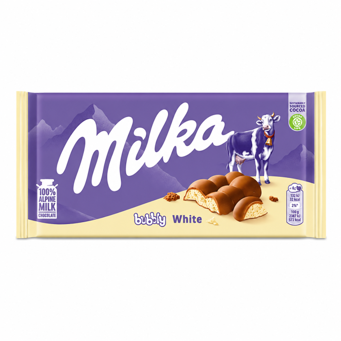 Шоколад Милка Buble White 95 г