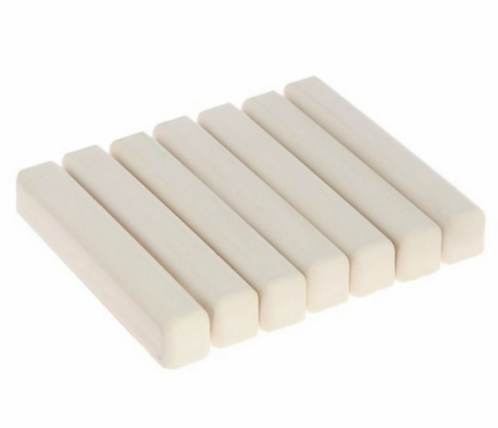 Набор мелких белых мелков 6 шт