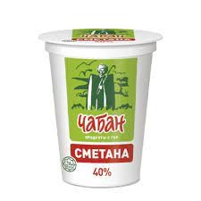 Сметана Чабан 40% 400 г.