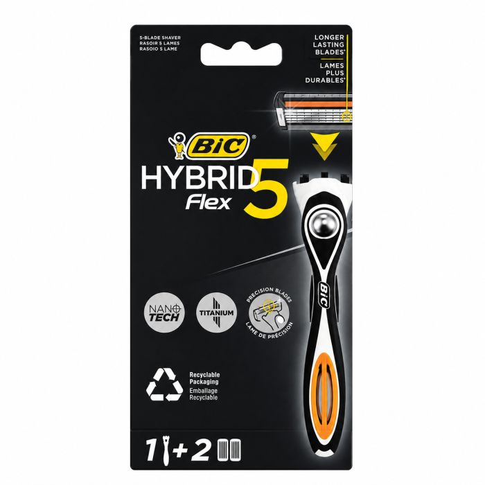 Бритва муж. Bic Flex 5 Hybrid