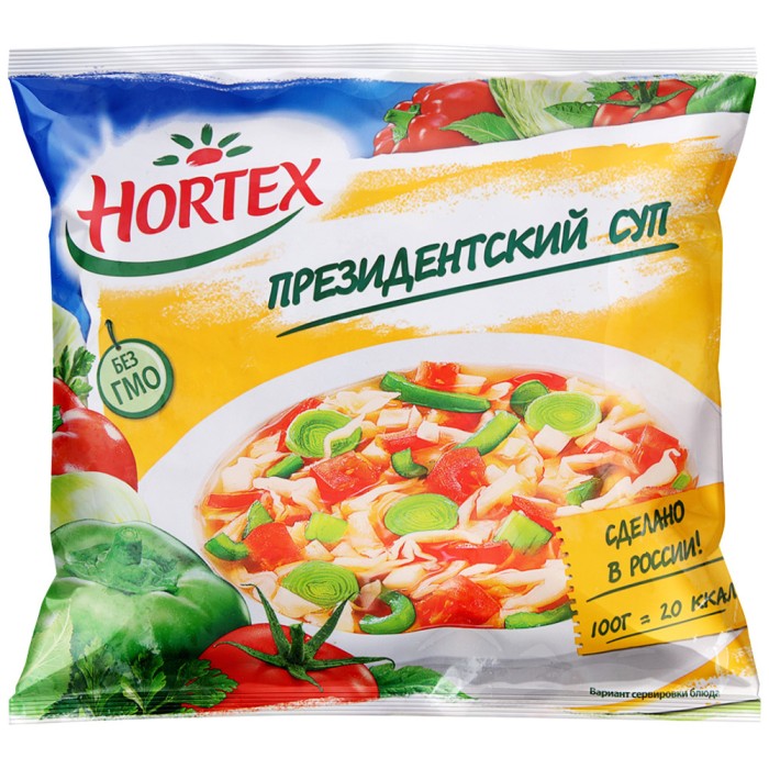 Овощная смесь 400 г. Хортекс Президентский суп