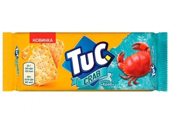 Tuc  крекер краб 100 г.