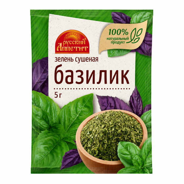 Базилик сушеный Русский аппетит 5 г