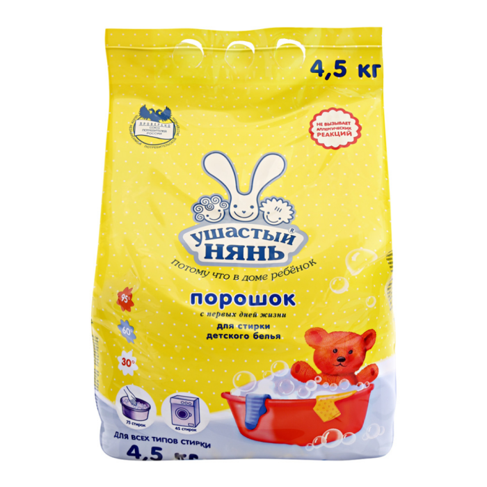 Порошок Ушастый нянь 4.5 кг.